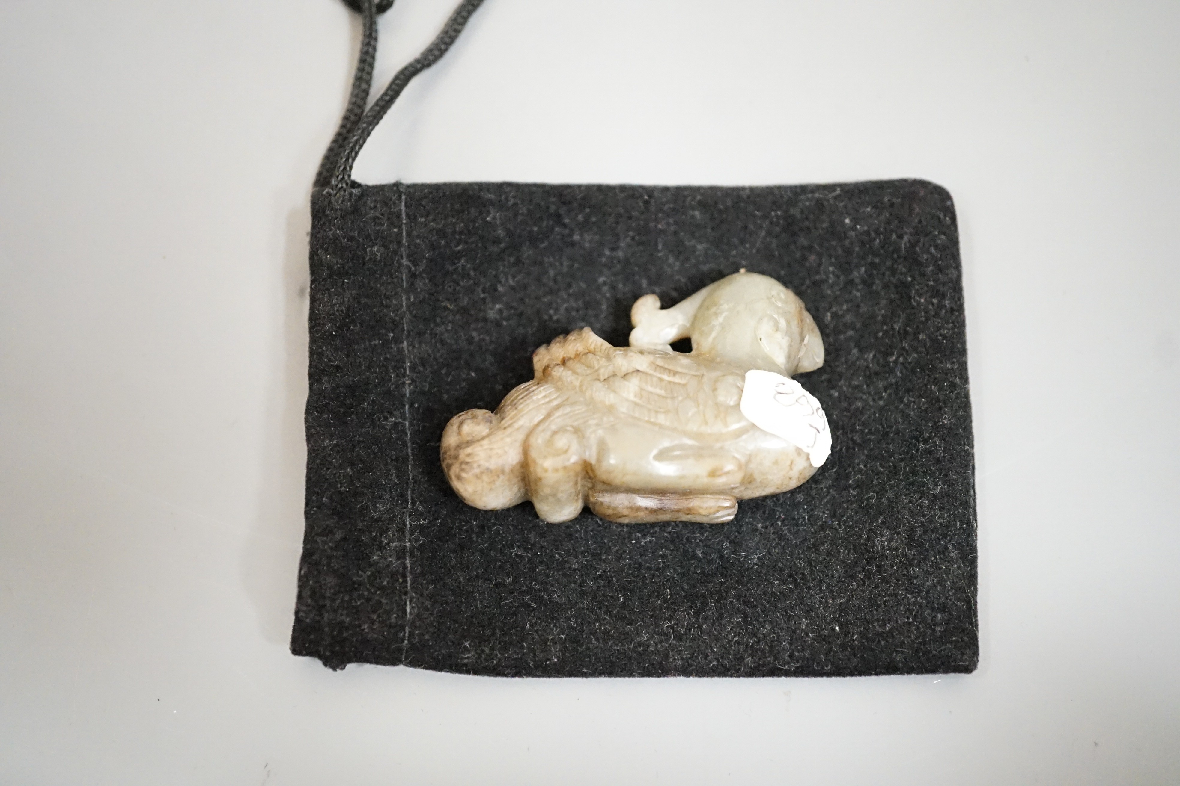 A Chinese Song style jade of a Beijing duck